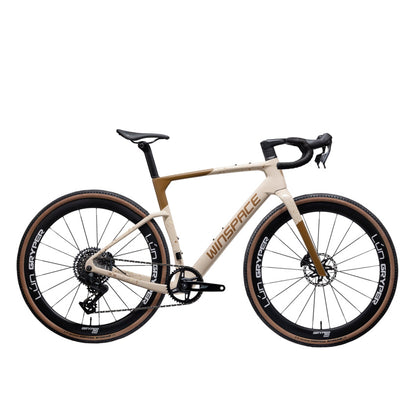 Winspace G3 105 Di2 Carbon Gravel Bike – Caffè Macchiato