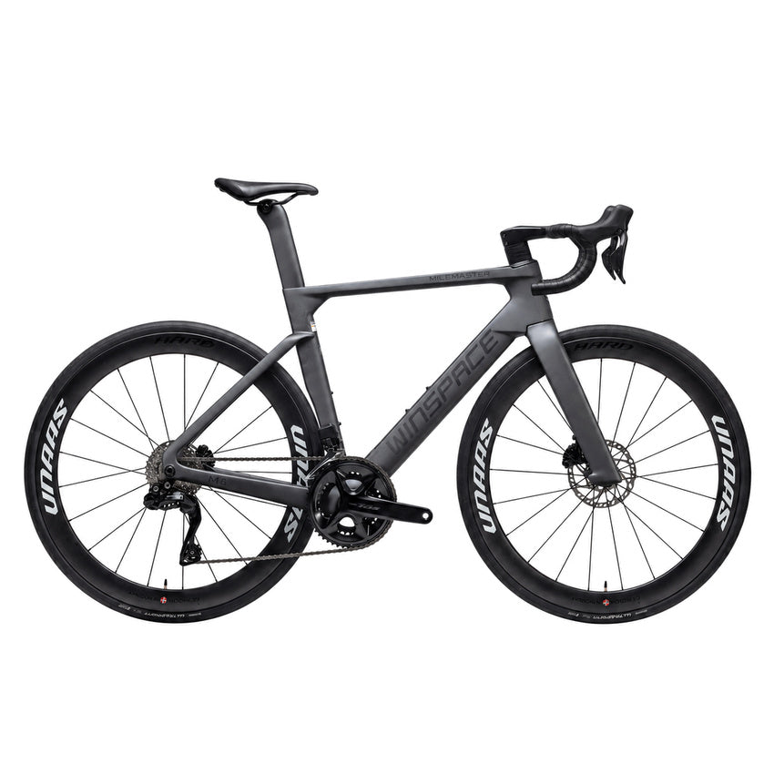Winspace M6 105 Mechanical Carbon Road Bike – Carbon Black