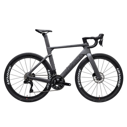 Winspace M6 105 Mechanical Carbon Road Bike – Carbon Black