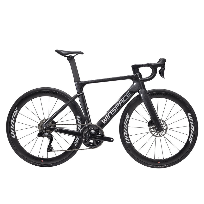 Winspace M6 105 Mechanical Carbon Road Bike – Frost Black