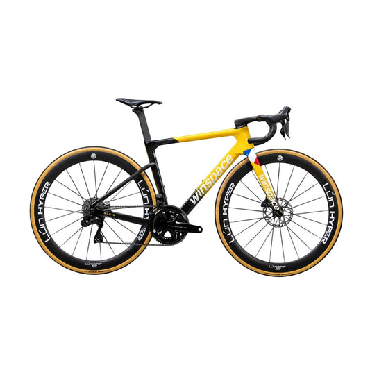Winspace SLC5.0 Dura-Ace Di2 Carbon Road Bike – Blacktail Yellow
