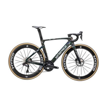 Winspace T1600 Dura-Ace Di2 Carbon Road Bike – Bright Black/White