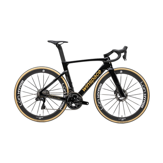 Winspace T1600 Ultra Dura-Ace Di2 Carbon Road Bike – Obsidian Gold