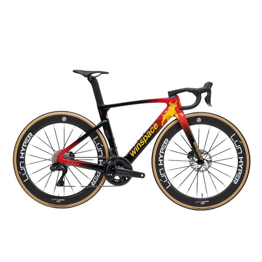 Winspace T1600 Dura-Ace Di2 Carbon Road Bike – Vuelta Red