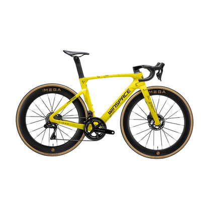 Winspace T1600 Dura-Ace Di2 Carbon Road Bike – Yellow/Black