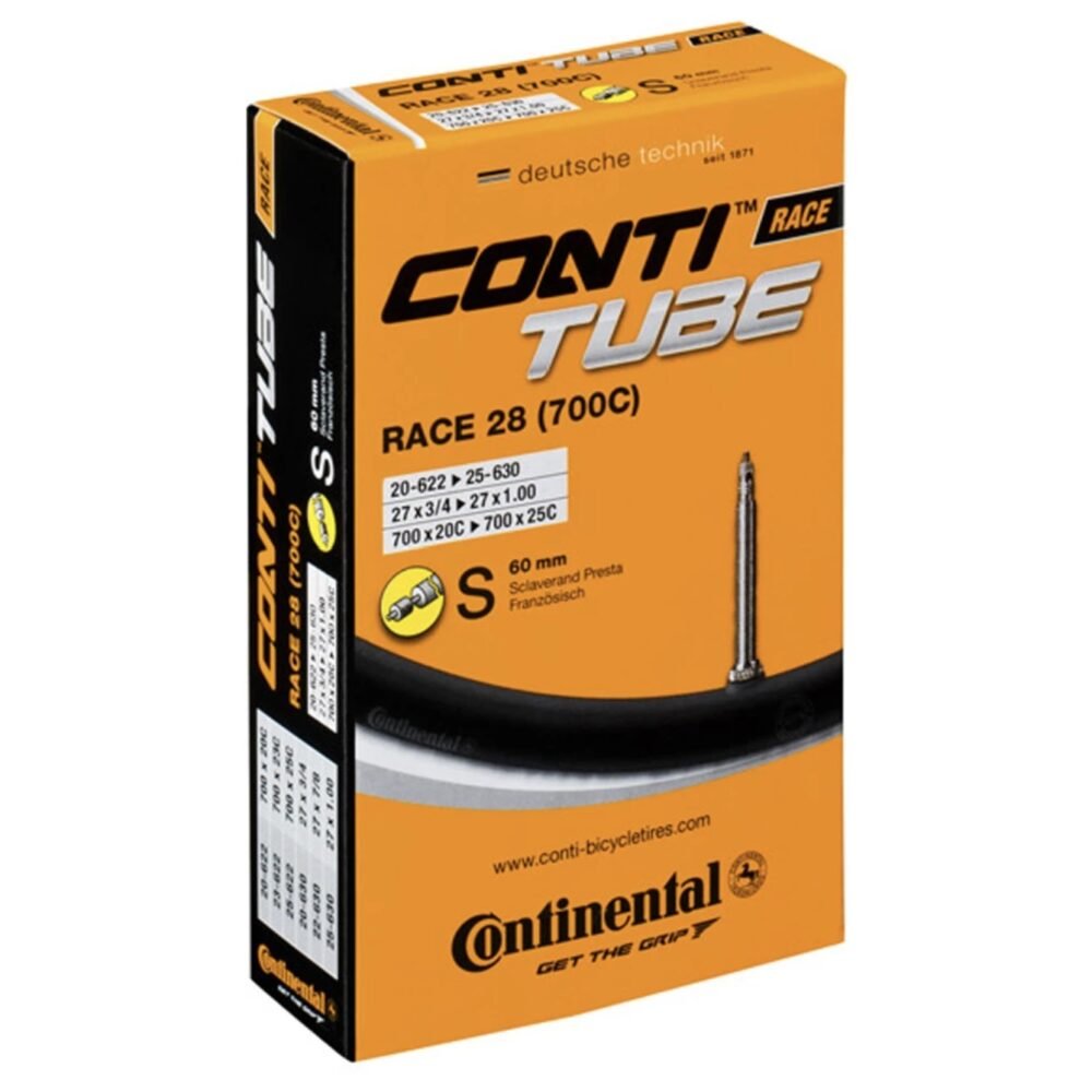 CONTINENTAL RACE 28 700C X 20 – 25C 80MM PRESTA VALVE INNER TUBE